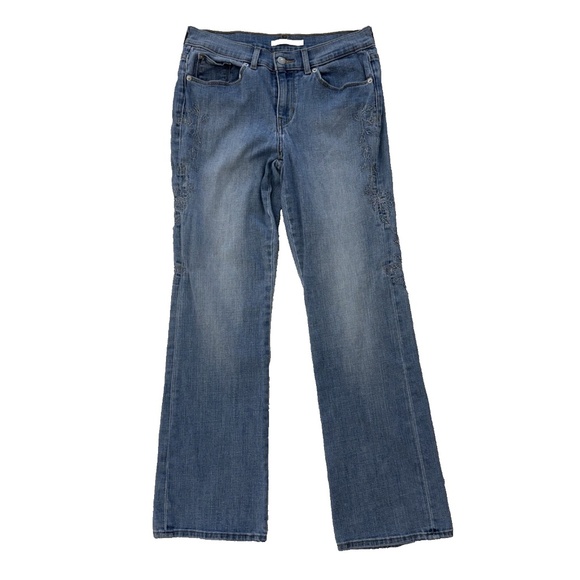Levi's Embroidered Bootcut Jeans Size 4 - Picture 1 of 6